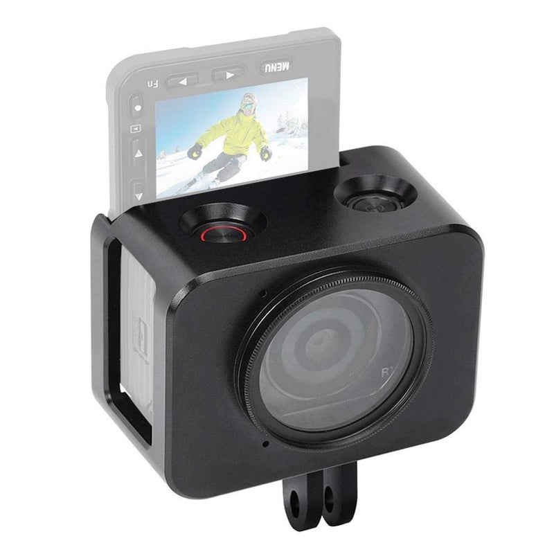 Serounder Camera Cage for RX0 II, Aluminum Alloy Extension Frame Protective Case Expansion Shell with 37mm Filter Lens Hood for RX0 II SLR Camera - Image 2